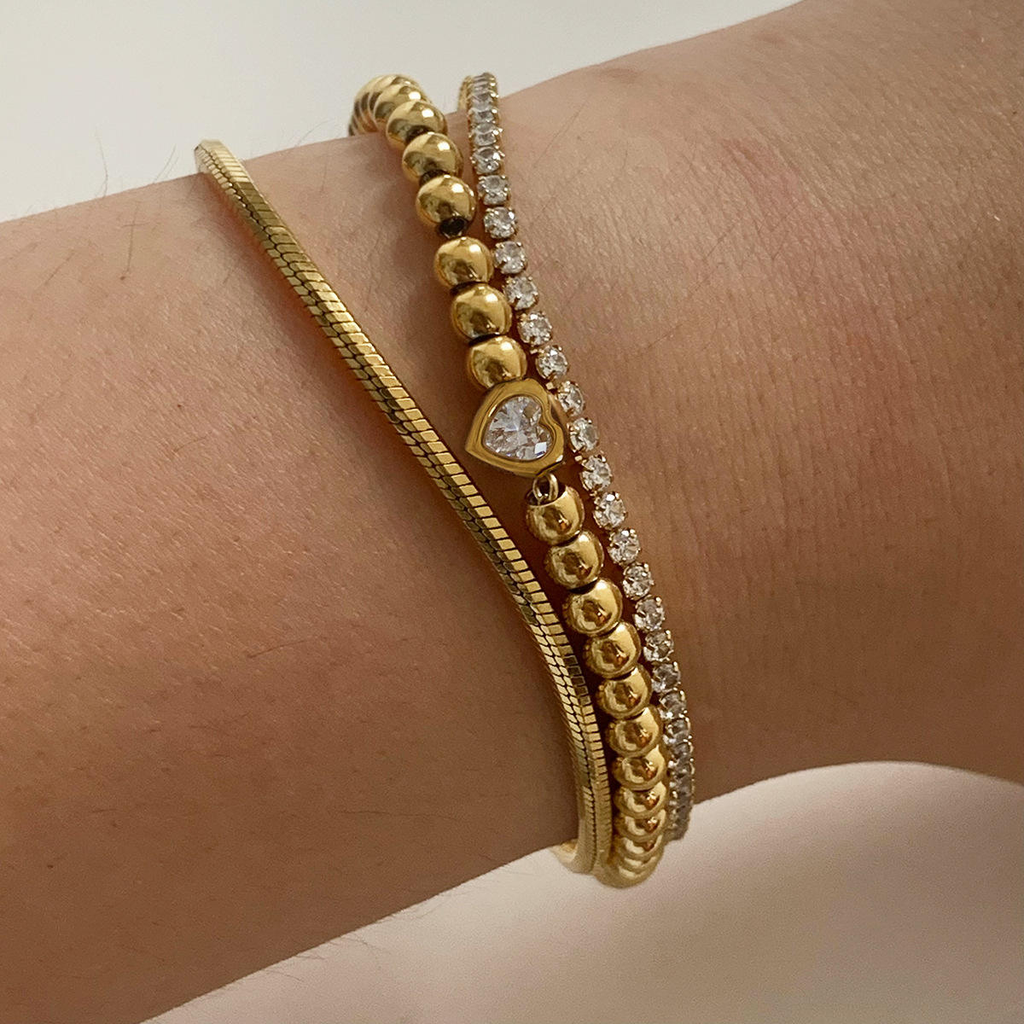 Stack af 3 armbånd